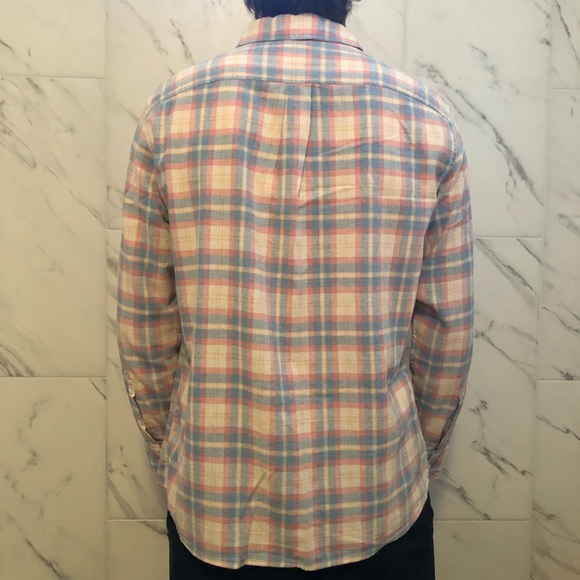 [L] Bixby Plaid Cotton Button Down - Picture 4 of 6
